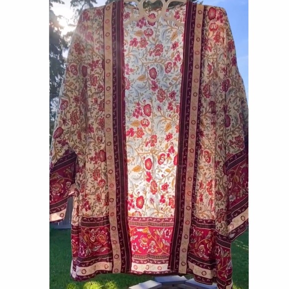 NEW!Gorgeous Boho vibe multicolour Kimono. Super soft, lightweight fabric - Picture 13 of 14